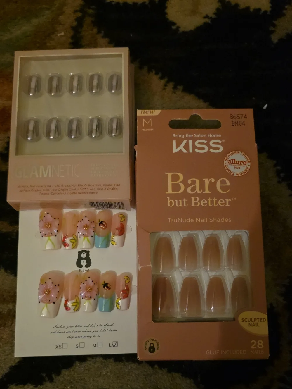 KISS Bare but Better TruNude Glamnetic Lilic Steel Bundle Box Is Damaged
